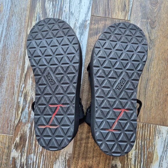 NWoB Teva Flatform 4.5 cm. Universal Sport Sandals Hook&Loop Black - Picture 8 of 11